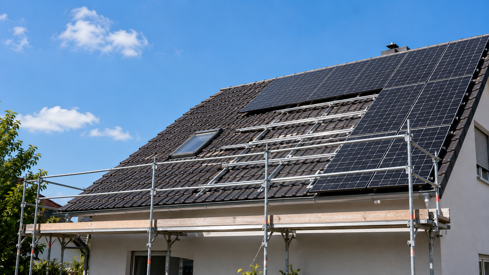 Gerüst Photovoltaik Sindelfingen – Gerüst für die Solar-Montage